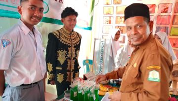 Kacabdisdik Pidie dan Pidie Jaya Razali S.Pd_. M.Pd_. pada acara Panen Karya 2022